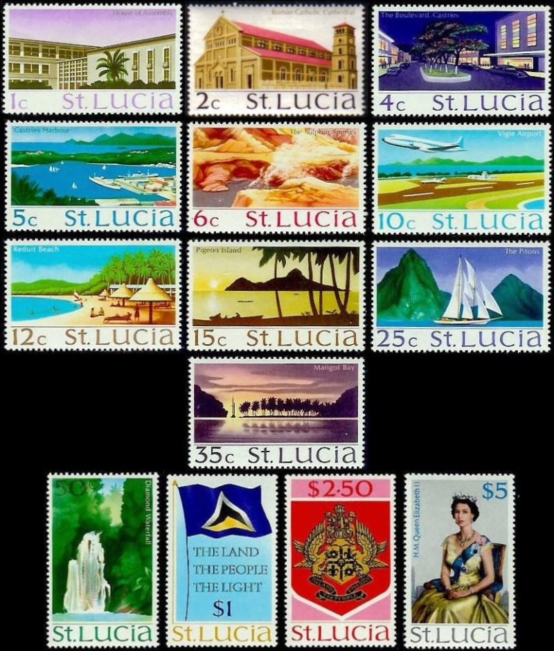 1970 Landmarks Stamps 1970 Landmarks Stamps