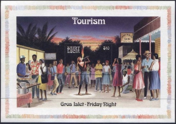 1986 Tourism Souvenir Sheet 1986 Tourism Souvenir Sheet