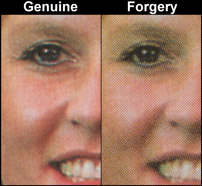 Union Island 1986 Royal Wedding Fake with Original Screen and Color Comparison