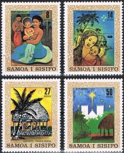 1980 Christmas, Paintings Stamps 1980 Christmas, Paintings Stamps