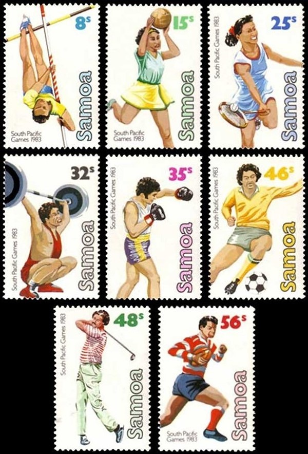 1983 7th South Pacific Games Stamps 1983 7th South Pacific Games Stamps