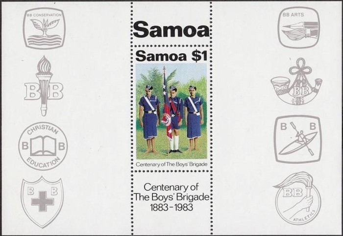 1983 Centenary of the Boy Scouts Brigade Stamps 1983 Centenary of the Boy Scouts Brigade Stamps