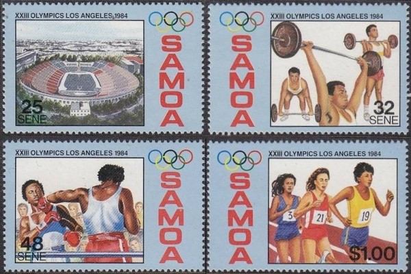 1984 Summer Olympic Games, Los Angeles Stamps 1984 Summer Olympic Games, Los Angeles Stamps