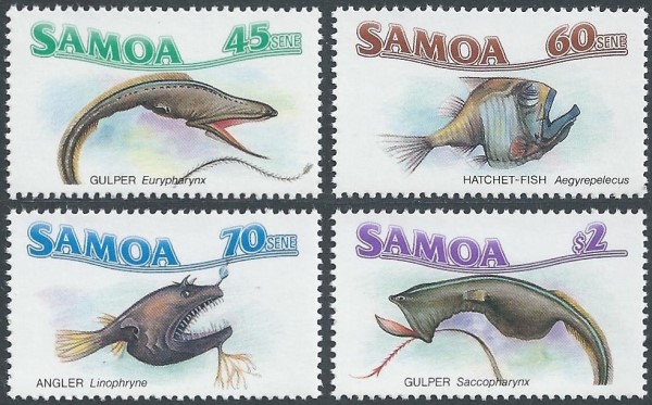 1987 Marine Life, Deep Ocean Fish Stamps 1987 Marine Life, Deep Ocean Fish Stamps