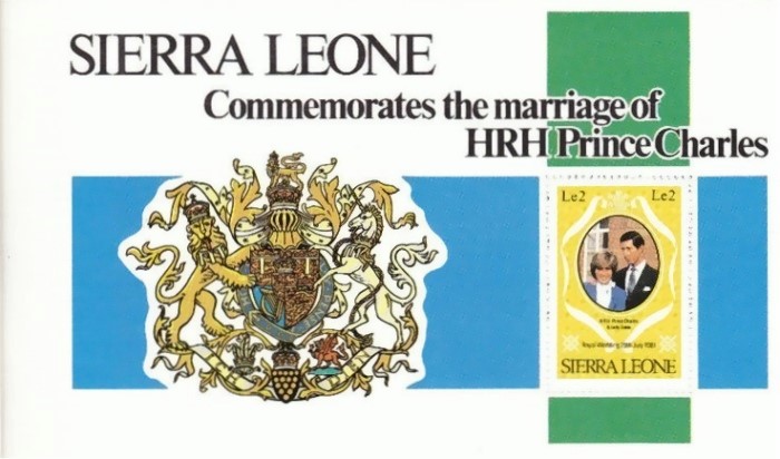 1981 Royal Wedding (2nd issue) Booklet Pane 2 1981 Royal Wedding (2nd issue) Booklet Pane 2
