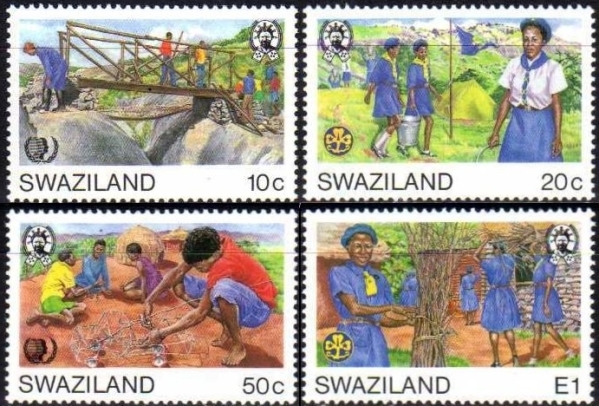 1985 International Youth Year and 75th Anniversary of the Girl Guides Movement Stamps 1985 International Youth Year and 75th Anniversary of the Girl Guides Movement Stamps