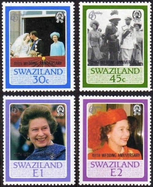 1987 Royal Ruby Wedding Stamps 1987 Royal Ruby Wedding Stamps