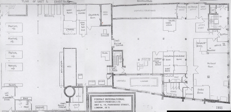 View of Floor Plan of the Format International Security Printers Premises View of Floor Plan of the Format International Security Printers Premises