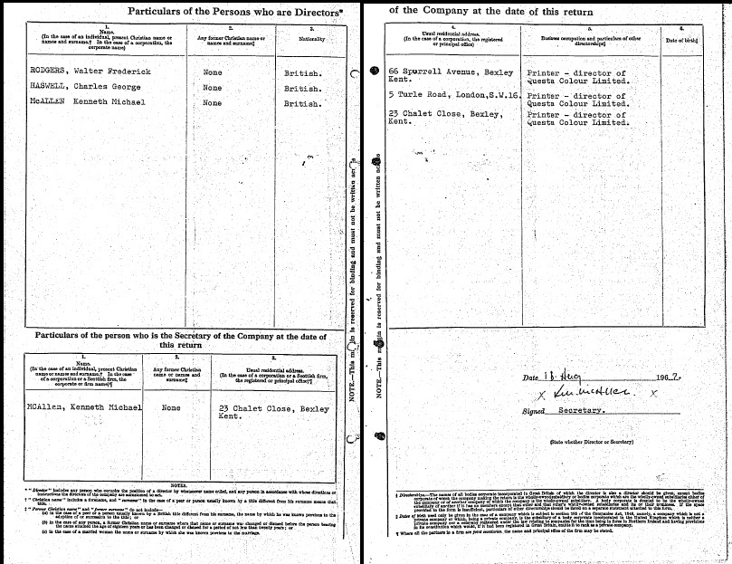 View of the Format International Security Printers First Directors List View of the Format International Security Printers First Directors List