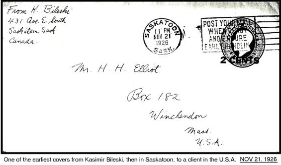 One of the Earliest Covers From Kasimir Bileski
