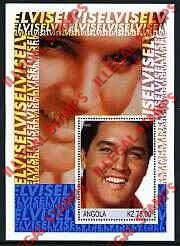 Angola 2002 Elvis Presley Illegal Stamp Souvenir Sheet of 1 Angola 2002 Elvis Presley Illegal Stamp Souvenir Sheet of 1
