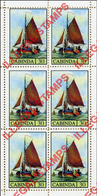 Cabinda 2010 Sailing Ships Dutch Pink Boat Counterfeit Illegal Stamp Souvenir Sheet of 8 Cabinda 2010 Sailing Ships Dutch Pink Boat Counterfeit Illegal Stamp Souvenir Sheet of 8