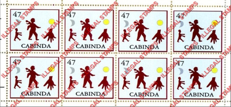Cabinda 2012 Kakongo Kingdom Flag Counterfeit Illegal Stamp Souvenir Sheet of 8 Cabinda 2012 Kakongo Kingdom Flag Counterfeit Illegal Stamp Souvenir Sheet of 8